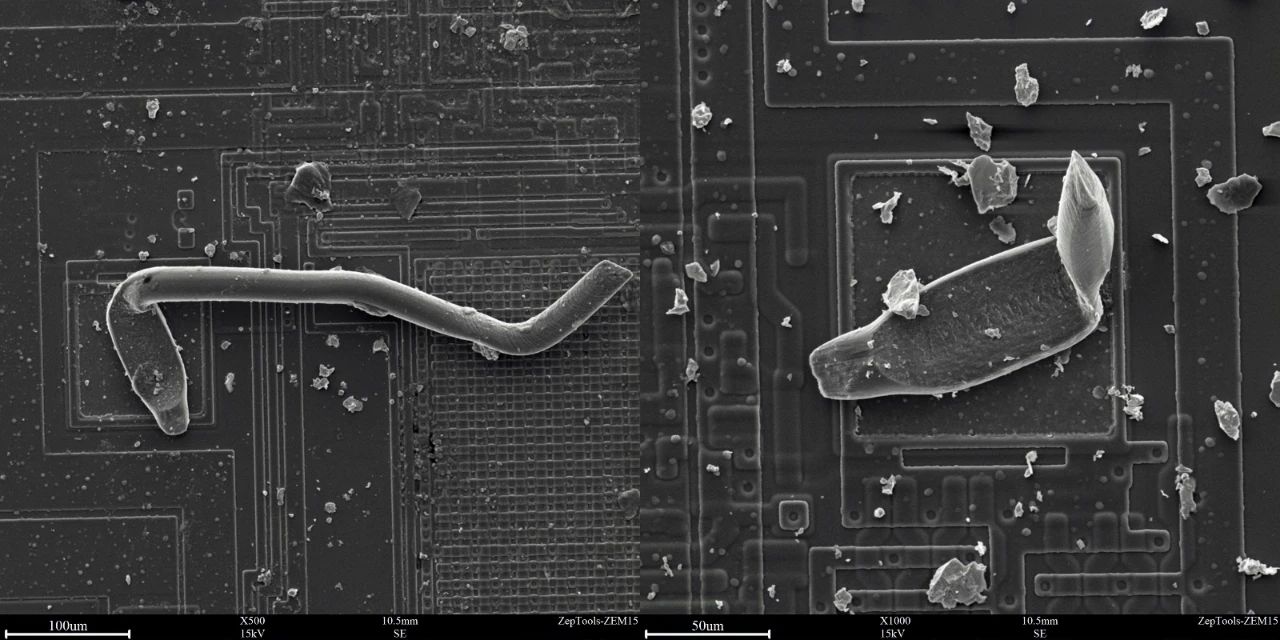 芯片引脚线表征图