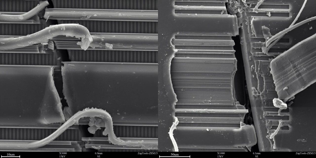 光刻后的硅片表征图